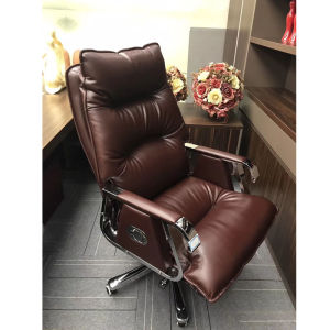 Executive Chair Genuine Leather Gaming Chair Reclinable Computer Chair Home Office Chair Executive Chair Anchor Chair
