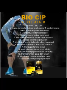 Bio Cip Pil Hitam Ajaib 40 Pil Herbal