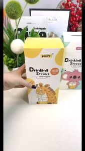 Disposable Independent Packaging Of Straws For Pregnant Women Children And Babies Food Grade Fine Straws Milk Tea Hoses Elbow Thick Straws