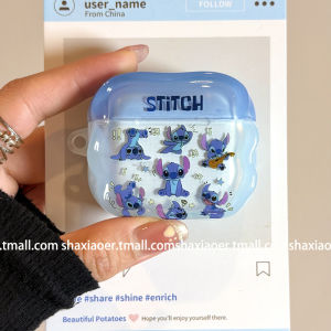 Cute Blue Protective Case for Airpods4 Pro2 Pro3 Steven Compatible Second Generation Apple Earphone Cover New Third Generation Airpods Pro2