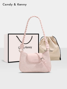 Candy&Kenny Casual Crossbody Bag Womens Simple Versatile Underarm Bag 2025 New Style Single Shoulder Sling Bag for Daily Use