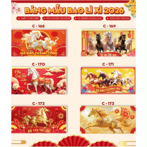 Bao Lì Xì 2026 Tết Họa Tiết 3D Mẫu HOA LÁ Bao Lì Xì Mừng Tuối Mừng Thọ Sang Trọng