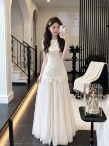 CHANGTONG | Flattering Slimming Summer Long Dress