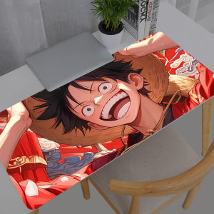 Bandai | Large Mouse Pad One Piece Luffy New Pc Speed For e-sports Players Laptop Computer Keyboard Desk Mat Xxl Mousepad