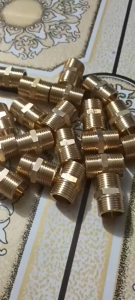 Nối 2 đầu ren phi 2127 Đồng thau -  Các loại nối ren phi 21 27