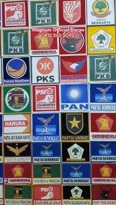 Logo DEMOKRAT Patch Emblem Prepet Perekat Velkro Tactical Army Terbaru