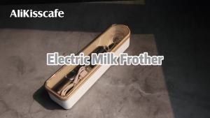 AliKisscafe Máy Tạo Bọt Sữa Cà Phê Bằng Điện Có Thể Sạc Lại Máy Tạo Bọt Cầm Tay Máy Đánh Trứng Nhà Bếp Phụ Kiện Espresso Dụng Cụ Pha Cà Phê Barista