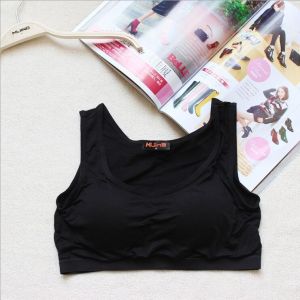 Áo Ngực Lót Modal Không Dây Ngắn Có Cỡ Cốc Nửa Thân BarT Yoga Áo Ba Lỗ Dây Đeo Vai Nhỏ Bán Chạy Cho Bé Gái