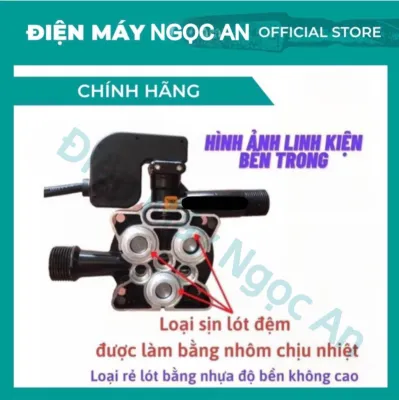 Đầu Bơm Máy Rửa Xe Mini Lõi Nhôm ( Có Kèm Rơ Le Điện )