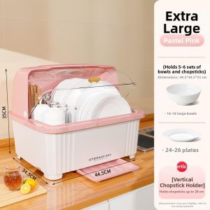 FEIZHUXIANSEN | Drainable Dish Organizer with Lid