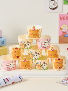 ถ้วยอบกระดาษ ถ้วยรองกระดาษ ถ้วยอบไฟฟ้า ระดับอาหาร ใช้แล้วทิ้ง อุปกรณ์ทำขนมปัง อบ อบปิ้ง อบขนมปัง อบขนมปัง