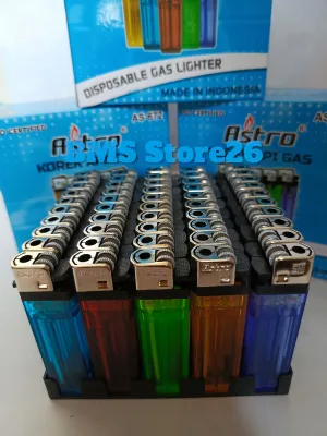Korek Roda - Korek Api - Korek Gas Astro - 1 Box Isi 50 Pcs