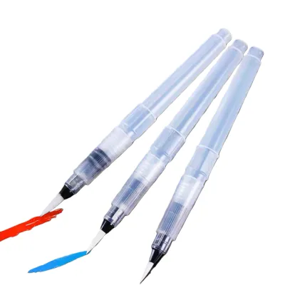 3pcs Watercolor Brush PenRefillable Brush Pen DIY Crafts