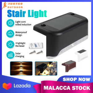 Outdoor LED Solar Step Lights Waterproof Deck Light Garden Stairs Balcony Floor Fence Lighting Garden Decoration Lampu