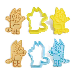 Bluey Bingo Creative Anime Figure Cake Biscuit Mold Cute Cartoon Dog Claw Bones Cookie Mold Parent Child Interactive Toys