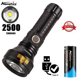2500Lumen High Power LED Flashlight Usb Rechargeable Outdoor Tactical Hunting Camping Fishing Hiking Powerful LightingLamp Torch