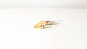 Heat Activated Dental Canal Root File pro 0.4Taper Gold/Blue Flexible Endo Rotary Files for Dentistry Endodontic Tools 31mm