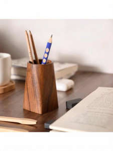 FENGHONGTAO | Giá Đựng Bút Gỗ Đơn Giản Hiện Đại Retro