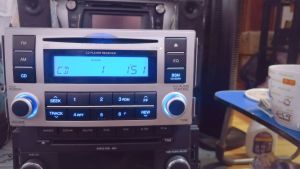 Đầu CD Santafe đã cài thêm Bluetooth (2002 - 2010 ) Đã cài đặt th