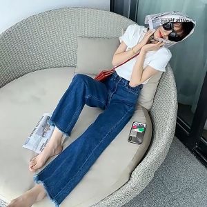 Baggy Jeans for Woman mom jeans high waist Pants wide leg pants high waist Tattered Jeans