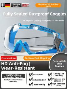 Fogproof Dustproof Safety Goggles Wear with Glasses