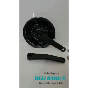 Pacific Crank gear tengah chainwheel gir 3 susun 24 34 42T sepeda MTB