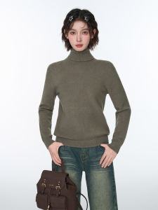 BAIDAIFEI | Turtleneck Thermal Sweater Womens Fall Winter Short Length