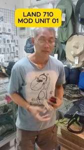 มีดพับ มีดเดินป่า Land 710 MOD UNIT 01 RICHBAX EDC HAND POUCH UNIT 04 12C27 Steel Frame lock Made in CHINA