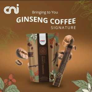 CNI Ginseng Coffee Signature isi 10 sachet/ Kopi Ginseng Premium 3 in 1