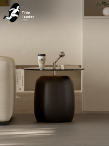 Tide leader | Wabi-Sabi Designer Italian Luxury Small Round Side Table