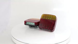 KEVANLY | Magnetic Euro/US Wireless/Wired LED Trailer Rear Taillight Signal Warning Brake Lamp Truck Tail Light For Caravan RV Lorry Truck