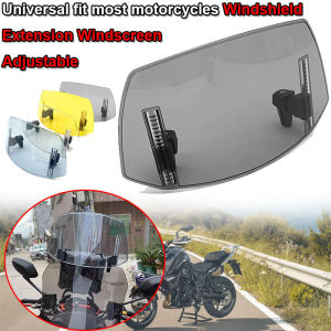 Fit For Benelli TRK502 TRK502X TRK552 TRK702 TRK702X Universal Motorcycle Windshields Deflector Adjustable Heighten Windscreens