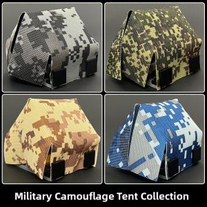 Armed Soldier Mini Figure Base Camp Tent Building Blocks Toy Accessories Suitable for Lego Blocks Military Dark Zone Escape