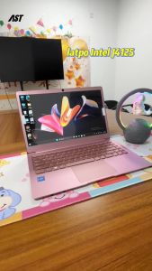 laptop untuk anak smp Pink Baru murah Intel N3710 Ram8+256gb SSD 14" IPS Windows11 Garansi 1 tahun