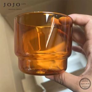 Stackable Heat-resistant Glass Drinking Cup