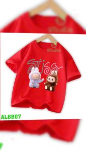 Áo thun trẻ em labubu stussi cho bé trai bé gáitừ 6kg-30kg.ALBB07