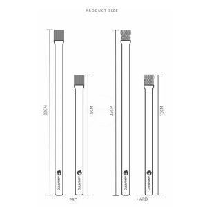 Aquapro Algae Brush Algae Remover Cleaner Stainless Steel Water Plant Cleaning Brush Fish Tanks And Aquariums Tool ADA Quality