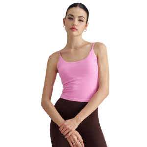 SNU Sensation Sports Tank Top Womens Fitness Yoga Vest Shockproof Streetwear Anti-sagging Breathable Nylon Tight Fit