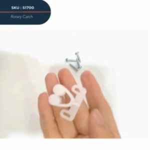 Plastic Rotary Catch Latch for Cabinet Door (10 pcs)