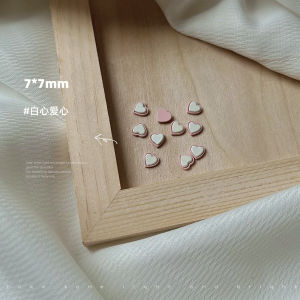 Oakmoss Nail Ornament Pink Sweet Bows Alloy Diamond Matte Heart Bear Rhinestone Nail Rhinestone