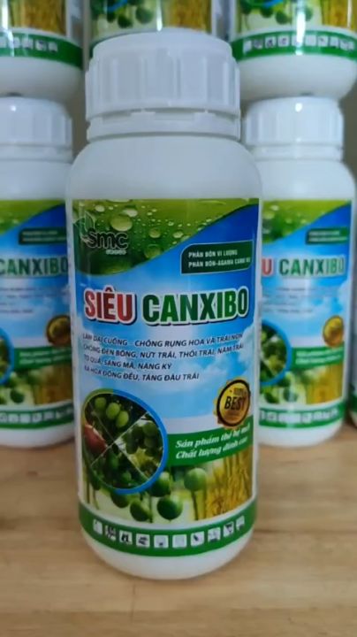 Phân bón vi lượng Siêu Canxi Bo SMC 500ml làm dai cuống, chống rụng hoa ...