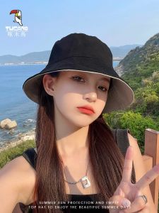 Womens Fishing Cap Spring Summer Autumn Winter Versatile Face Covering Sun Protection Wide Brim Hat Casual Style Cotton Hat