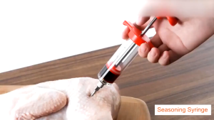 Meat Marinade Injector with Stainless Steel Needle 30ml Kitchen Tool