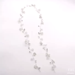 Diamond Bridal Pearls Wedding Hair Vine Elegant Rhinestone Headdress Wedding Bridal Crystal Pearl Hair Accessories