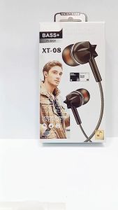 Headset XT-08 + Mic Super Premium In-ear Wired Earphone Handsfree Extra Bass Stereo Earphone