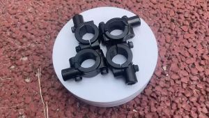 10mm Breket Spion HONDA BLACK BESI kleman spion di stang harga sepasang 1 set 2pcs full besi Side Mirrors Accessories