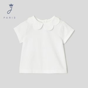 Jacadi | Petals Collar Short Sleeve T-shirt