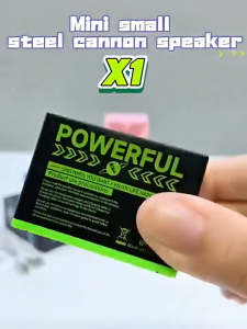 BNT: Mini Bluetooth Speaker X1 with 360° Stereo Sound and 2.5 Hours Playtime Available in Green and Yellow