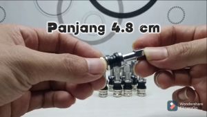 50 pcs Pentil Tubless besi Panjang Pentil ban tubeless motor