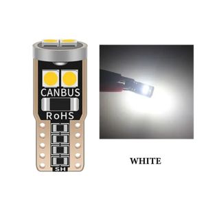 10PCS T10 W5W 3030 6smd Super Bright LED Car Parking Lights WY5W Auto Wedge Turn Side Bulbs Canbus No Error